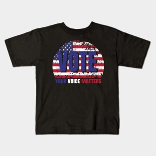 vote (your voice matters) Kids T-Shirt